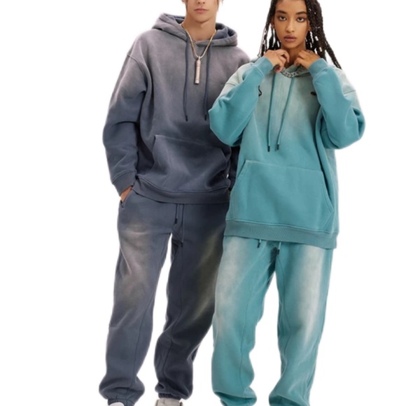 2 piece oversize sweatsuit thick heavy cotton brand new condition sweatsuit - Picture 1 of 10